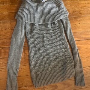 Candie's Gray Cowl Neck Sweater